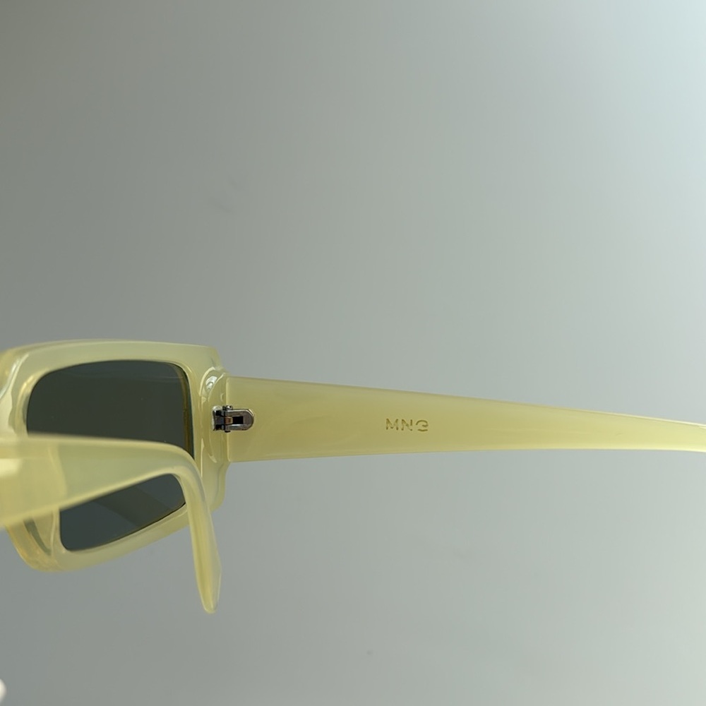 Yellow Rectangular Sunglasses Mango - Picture 5 of 7